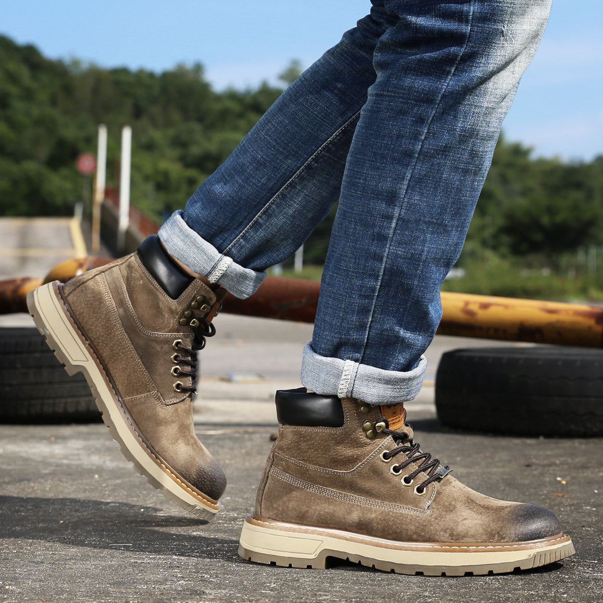 Men's Frosted Breathable Neri Martin Boots